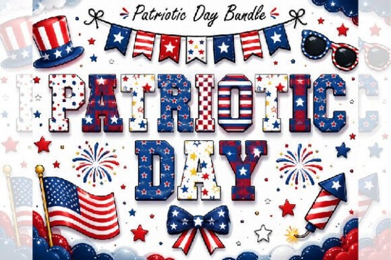 Patriotic Day Font